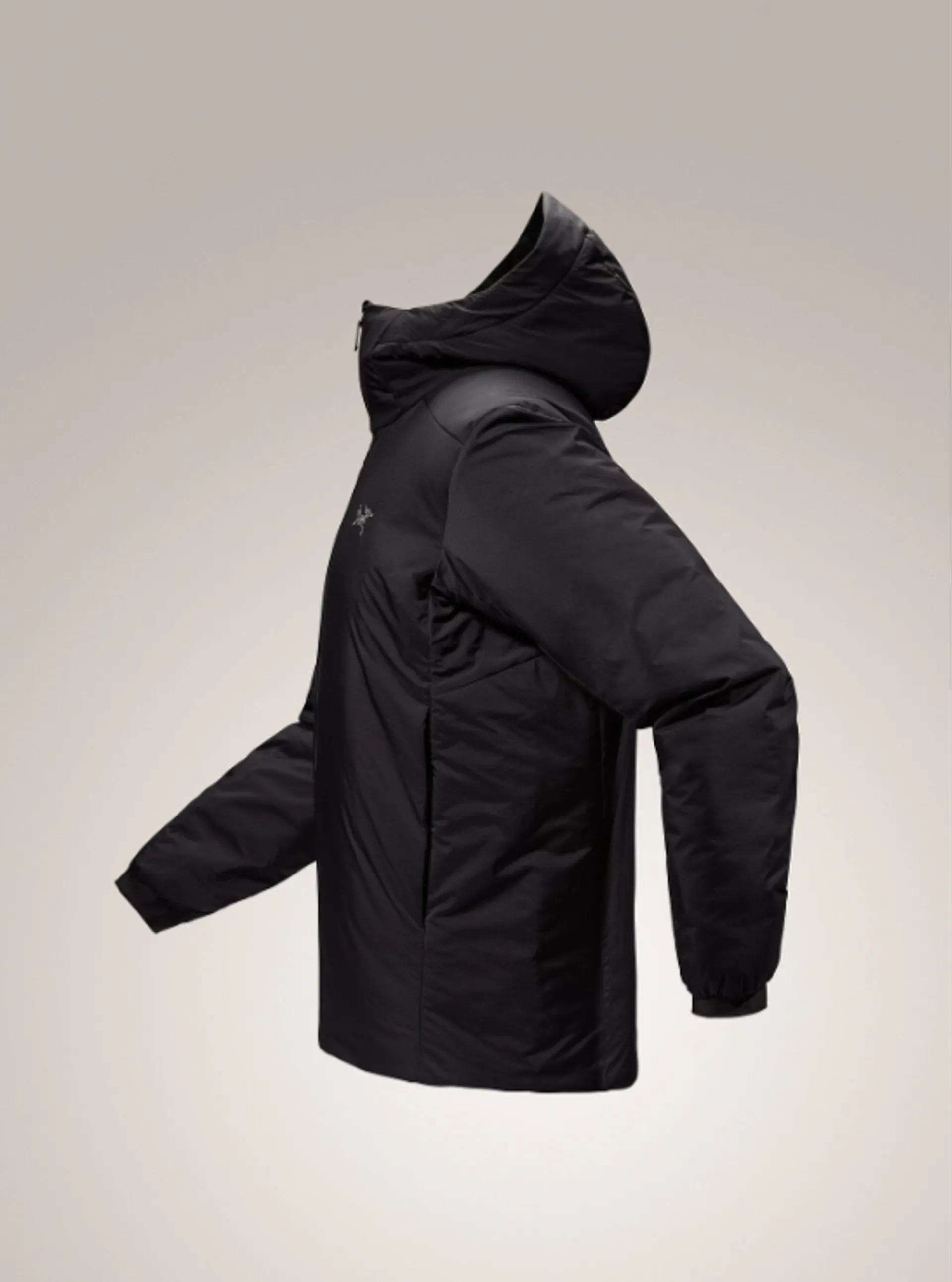 Arc'teryx Men's Atom Heavyweight Hoody in Black Arc'teryx Men's Atom Heavyweight Hoody in Black